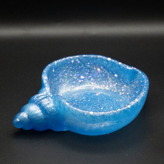 Resin Seashell Bowl | Coastal Jewelry Holder & Trinket Dish