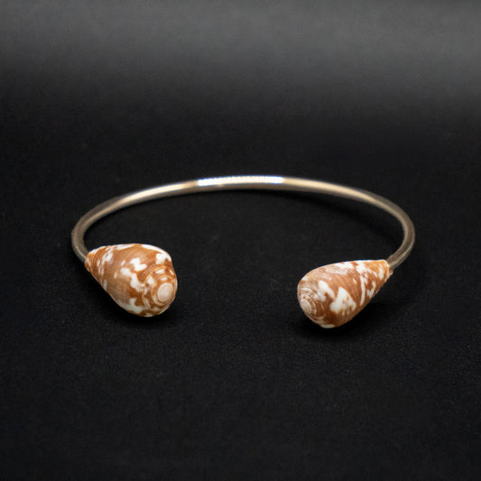 Double Hawaiian Cat Cone | Hammered Gold Filled | Size Small