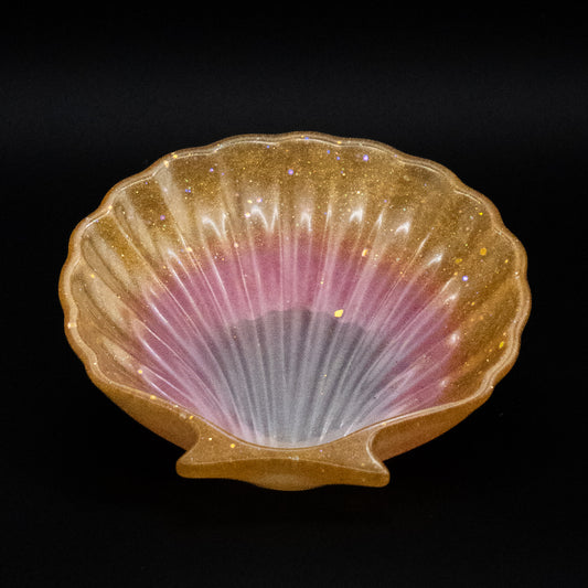 Sunrise Resin Seashell Trinket Tray | Jewelry Dish