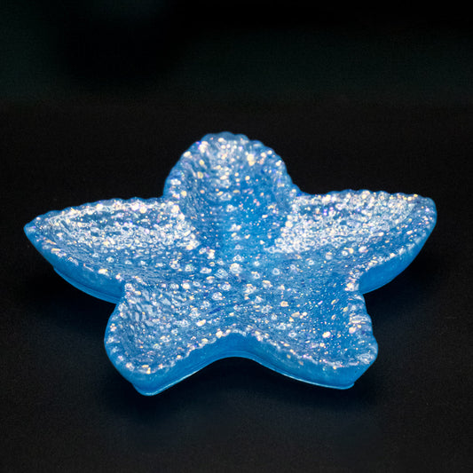 Coastal Starfish Trinket Tray | Handcrafted Resin Decor