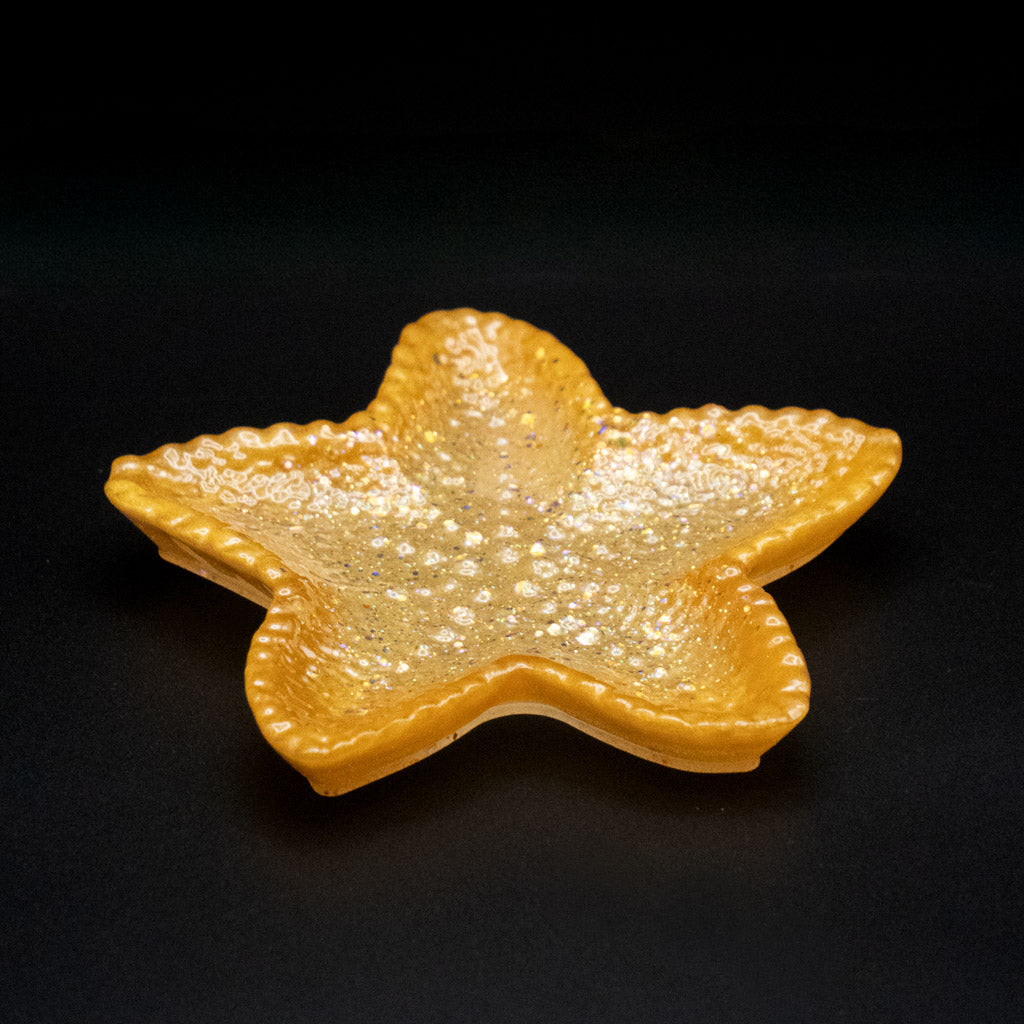 Coastal Starfish Trinket Tray | Handcrafted Resin Decor